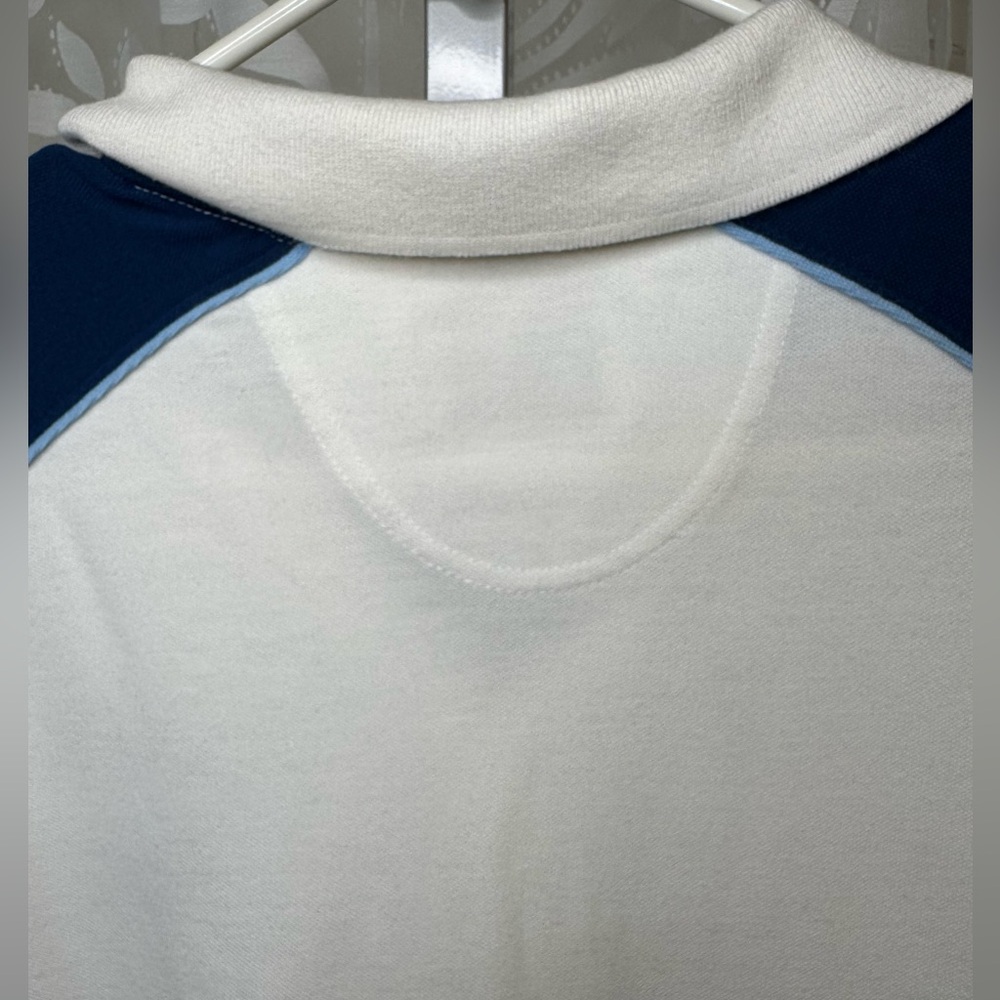 ⛳️ USGA Marshal Blue and White Polo Shirt US Open 2008 Torrey Pines Golf Logo - Picture 6 of 6